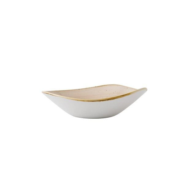 Churchill Stonecast Dreieckige Schüssel, Muskatcreme, 235 mm (12 Stück), GR942