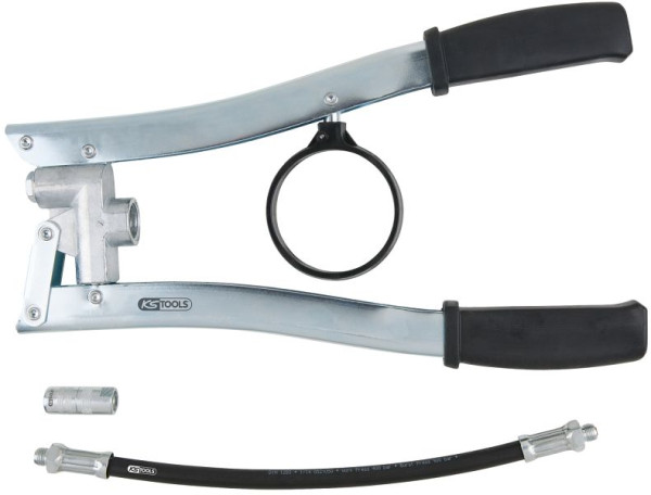 KS Tools Zweihandfettpresse, Zubehör: mit flexiblem Schlauch, 980.1021, 4042146085998