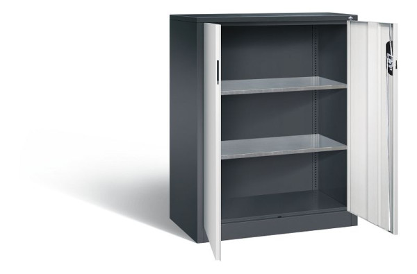 C+P Werkzeugschrank Acurado, H1200xB930xT500mm, Farbe: Schwarzgrau / Lichtgrau, Muldengriff, 8521-000 S10156