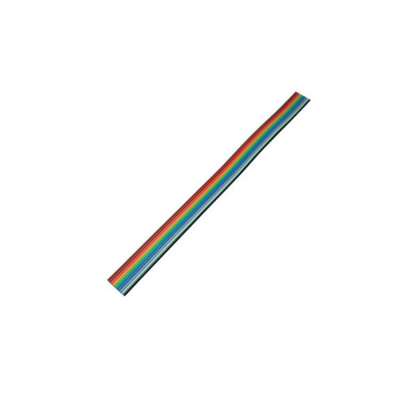 S-Conn Flachkabel, farbig Raster 1,27 mm, 10 pin, 3,0m, 79060-3