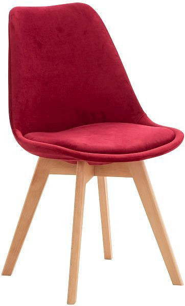 CLP Stuhl Linares Samt, rot, 316189, 4251756436964