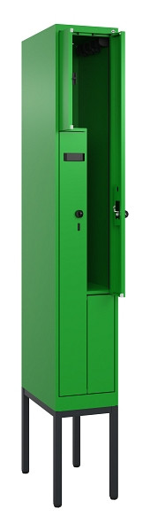 C+P Z-Spind Evolo PLUS, Gestell, 2 Fächer, 2120x300x500mm, 6037/6037, Drehriegel, 0490337-102 S10029
