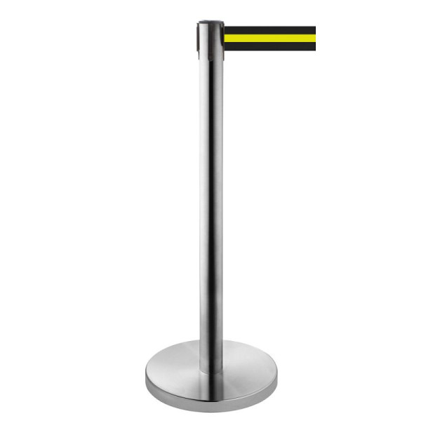 Stein HGS Personenleitsystem -P-Line Niro-, schwarz/gelb/schwarz waagerecht (gestreift), mit Sicherheitsverschluss (selbstlösend), 3638903