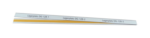 Eichner Etikettenhalter selbstklebend, Maße: 38 x 1000 mm, VE: 10 Stück, 9218-03024