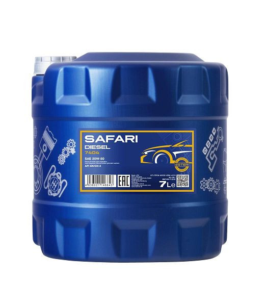MANNOL Economy-Class-Motoröl 7404 Safari 20W-50,VE: 7 l, MN7404-7