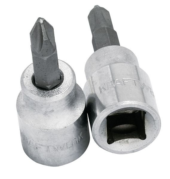 Kraftwerk Bit-Steckschlüssel-Einsatz Phillips 3/8" Nr. 1, 203001