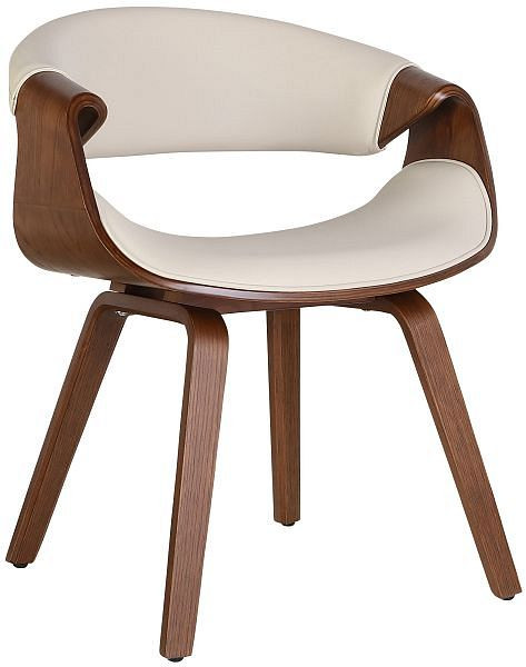 CLP Esszimmerstuhl Foley Kunstleder Eiche, creme, 324338