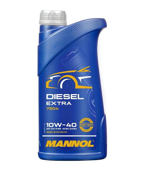 MANNOL Motoröl 7504 Diesel Extra 10W-40, VE: 1 l, MN7504-1