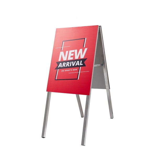 Showdown Displays Satz Kundenstopper Stick-On DIN A2 Beine und Universal Klettverschluss, ZPSOA2-HW