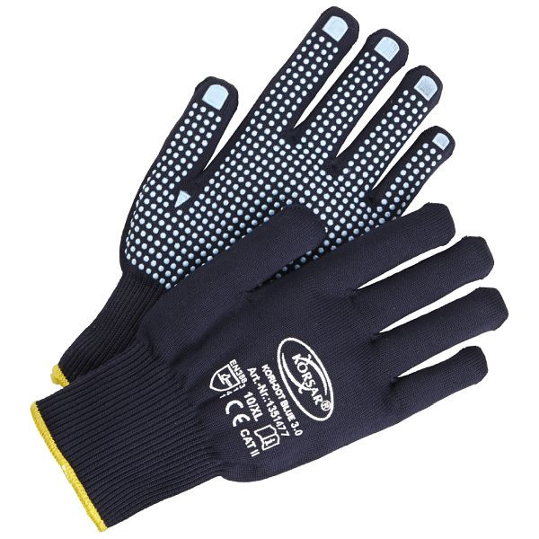 Korsar Kori-Dot Blue 3.0 in Größe 10, VE: 12 Paar, 1351477010