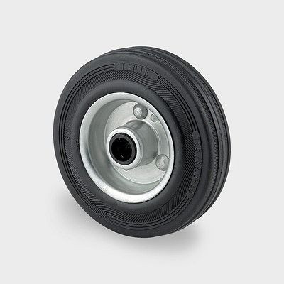 TENTE-ROLLEN Rad, Rad-Ø 100 mm, Tragfähigkeit 70 kg, A 85 Shore, DVR100x30-12
