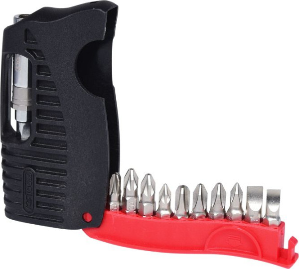 KS Tools 1/4" Mini-Bit-Etui, 11-teilig Schlitz, PH, PZ, 911.2840