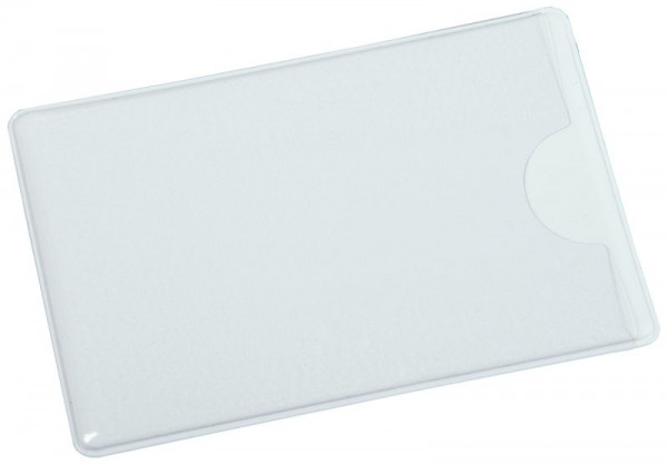 Eichner Scheckkartenhülle aus PVC-Folie, weiß, VE: 10 Stück, 9707-00049