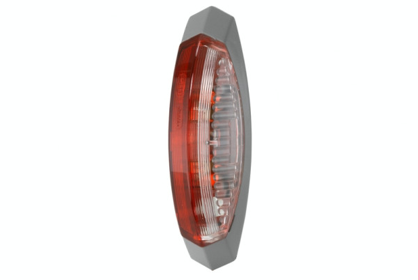 HELLA Umrissleuchte - Halogen - 12V - Anbau - Lichtscheibenfarbe: klar/rot - rechts/seitlicher Anbau, 2XS 008 479-011