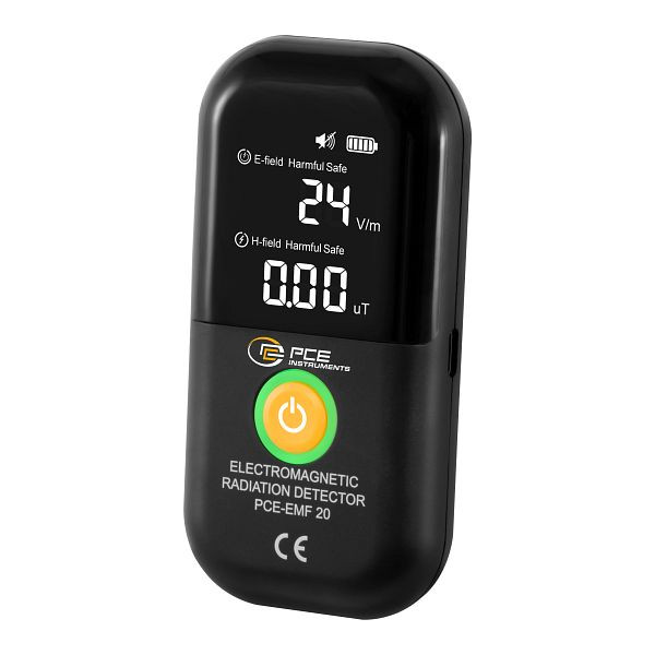 PCE Instruments EMF-Tester, misst gleichzeitig elektrische und magnetische Felder, akustischer und optischer Alarm, PCE-EMF 20