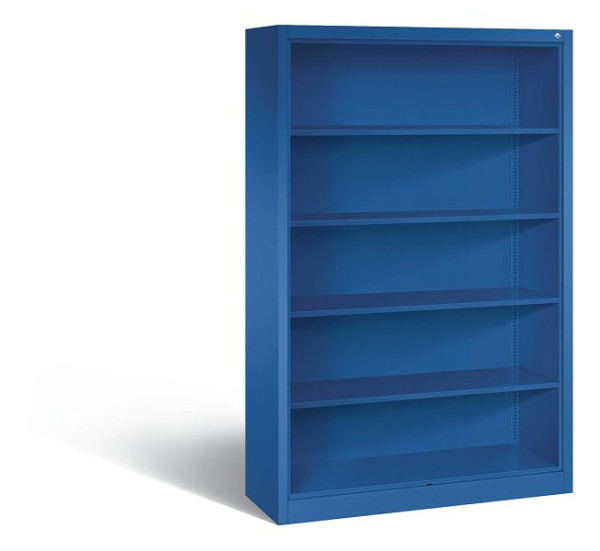 C+P Stahlregal mit Rückwand Acurado, H1950xB1200xT400mm, Farbe: Enzianblau, 5 OH, 9360-000 S10028