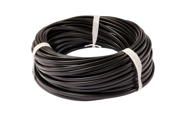 HELLA Leitungssatz, 2-adrig, Kabelfarbe: schwarz, 2.5mm², Länge: 50m, Rolle, 8KL 177 729-022