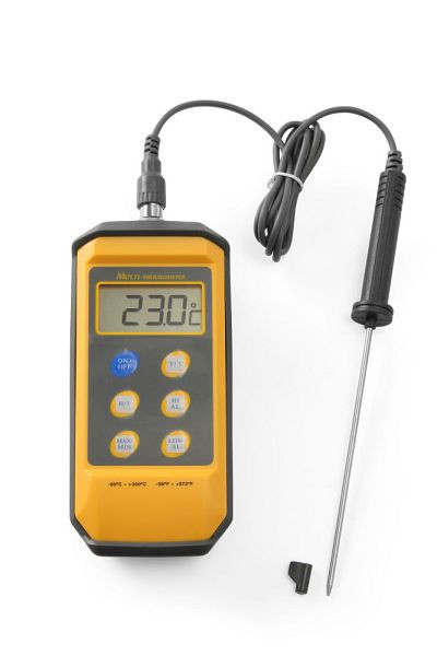 Hendi Stoßfestes Thermometer mit Digitalanzeige und Stiftsonde, 271407