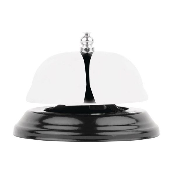 Bolero Hotelglocke klein, 6,5 x 8,5 cm, Metall, polierte Oberfläche, T184