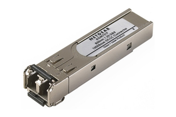 Netgear SFP Modul, 1000Base-SX, 50µm und 62.5µm, LC-Stecker, Multimode Fiber (MMF), AGM731F