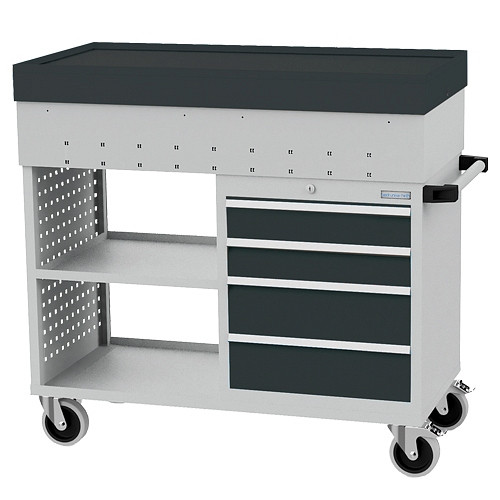 Bedrunka+Hirth Werkstattwagen Tiefe 500 mm, R 18-16, 4 x Schublade, Maße in mm (B x T x H): 1060 x 500 x 1010, 04.116.09Z