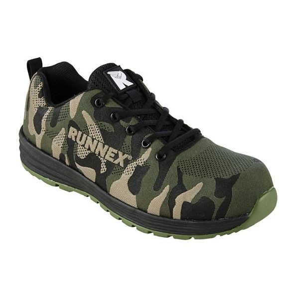 RUNNEX S3-Sicherheitshalbschuhe SportStar, oliv/schwarz/beige, Größe: 43, VE: 1 Paar, 5346-43