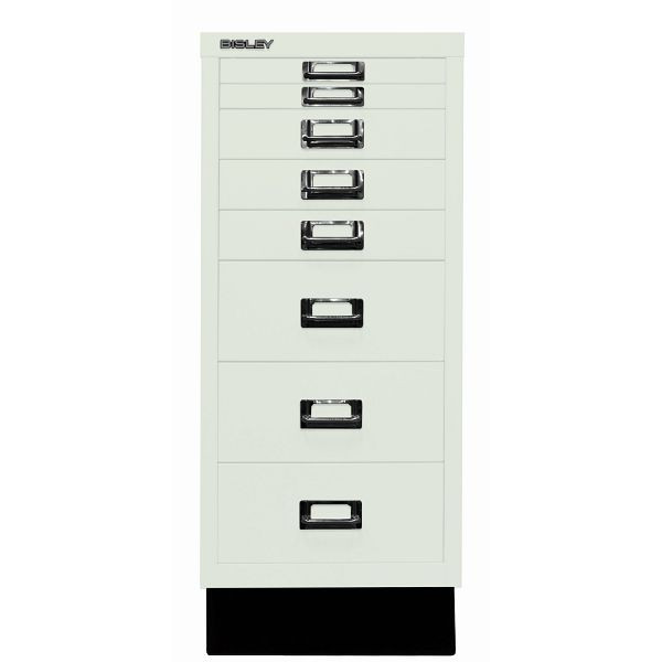 Bisley MultiDrawer™, Inkl. Sockel, DIN A4, 8 Schubladen, 644 portland, L298S644