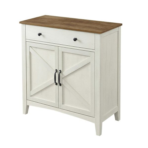 SONGMICS Lagerschrank, Weiß, 80x40x80 cm, BBK341W01