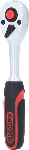 KS Tools 1/4" Umschaltknarre, 72 Zahn, 912.1490, 4042146885246