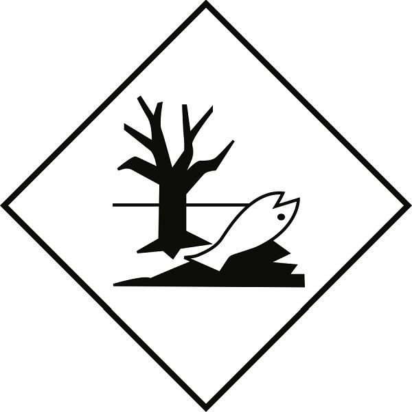 Moedel Gefahrzettel Umweltgefährdende Stoffe, Folie, 250x250 mm, 66136
