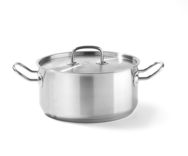 Hendi Bratentopf - mit Deckel, 4,9 L, ØxH: 240x110 mm, 836026
