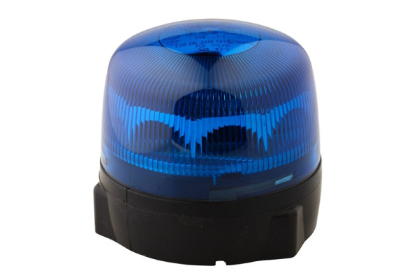 HELLA LED-Blitz-Kennleuchte - RotaLED - 12/24V - blau - Anbau - Kabel: 140mm - Stecker: Flachstecker, 2XD 012 878-101