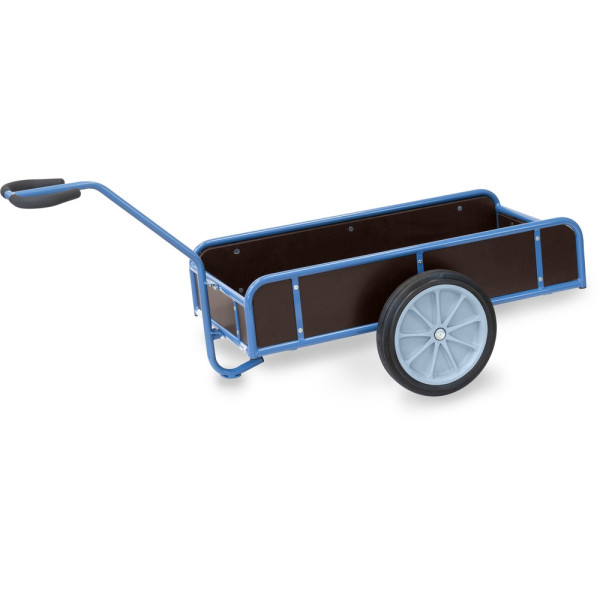 Fetra Handwagen mit Kasten -Vollgummiräder Ø400 mm, mit wasserfesten Sperrholzwänden 1.145 x 545 mm, 4109V