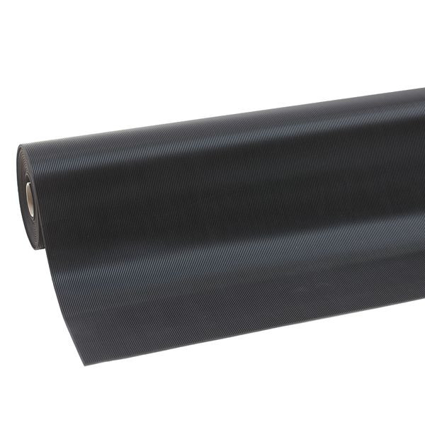 Notrax Rib ‘n’ Roll 3 mm fine rib Läufer & Bodenbelag 750, Schwarz, 100cm x 10m, 750R0333BL