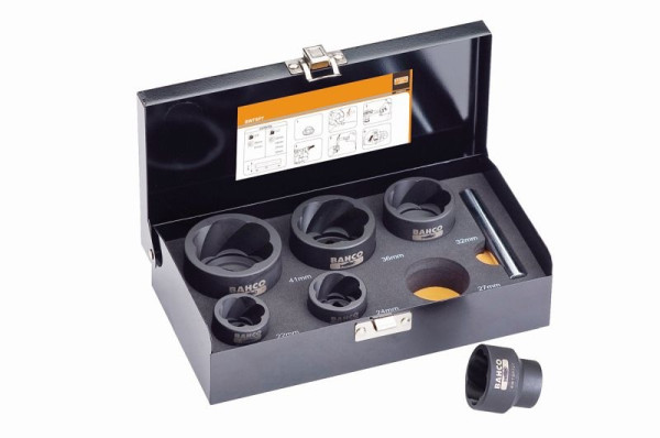 Bahco Schlagnuss-Satz, 7-teilig, 1/2" + 3/4", BWTSP7, 7314150170302