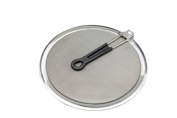 GSD Spritzschutz mit einklappbarem Griff 33 cm / Edelstahl, VE: 10 Stück, 28 206