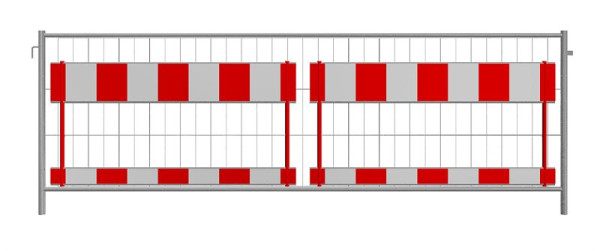 Schake Bau - Absperrschrankengitter 3,50 m, aus Stahl nach TL ZTV-SA mit Haken und Ösen, 3B1236HTL2