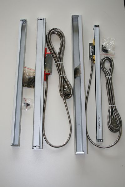 ELMAG Glasmeßstab Modell KA 300/420 für digitale Positionsanzeige SINOIP53 Verfahrweg 420mm, Einbaulänge 526mm, 88807