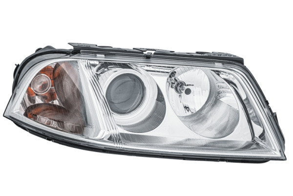 HELLA Halogen/DE/FF-Hauptscheinwerfer, für u.a. VW Passat Variant (3B6), ECE/CCC, für Rechtsverkehr, rechts, 1EL 008 350-021