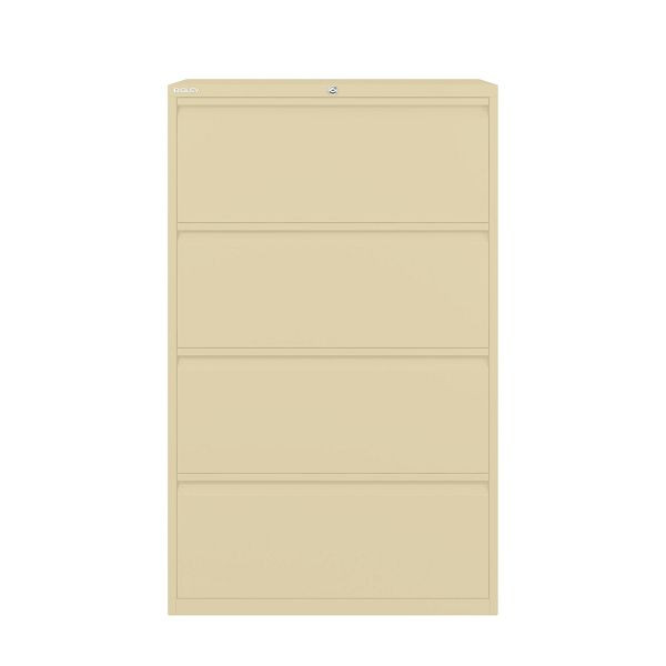 Bisley Essentials Schubladenschrank, Höhe 1300-1324 mm, 606 creme, YESF0813606