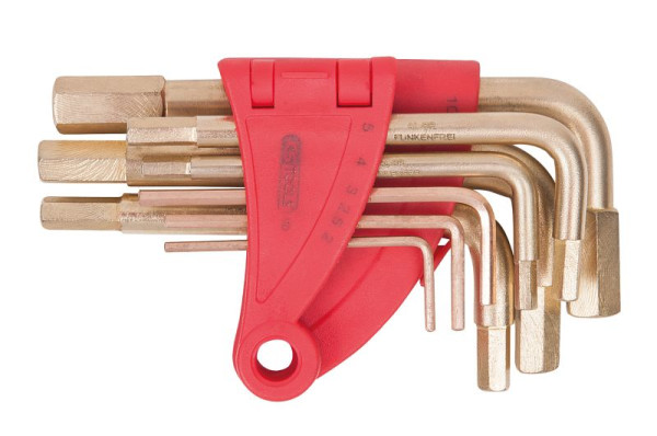 KS Tools BRONZEplus Innensechskant-Winkelstiftschlüssel-Satz 8-teilig, 963.1512