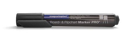 Magnetoplan Board- und Flipchartmarker PRO, Farbe: schwarz, VE: 4 Stück, 1228112