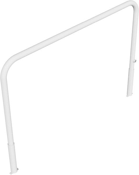 Schake Abweisebügel Ø 60mm herausnehmbar und drehbar mit Dreikantverschluss ohne Knieholm, feuerverzinkt, Gesamtbreite: 2000 mm, 465_20F