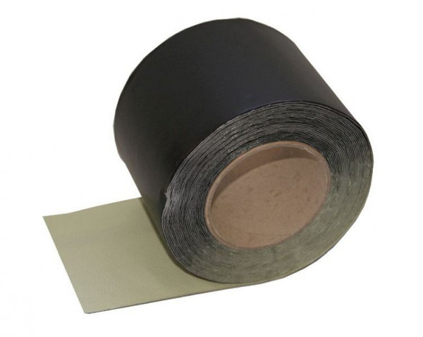 Vebatec Blitz Butyl Reparaturband Aluminium, Farbe: schwarz, 100mm x 10m, 120