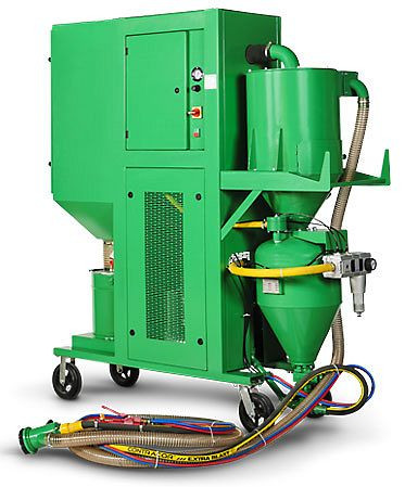 Contracor BRS-5 BRS Staubfreies Strahl- und Rückgewinnungssystem, 5.5kW Vakuumpumpe, BSH-50 Strahl-Saug-Kopf, 5m Strahl- und Saugschlauch, 10300002