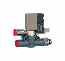 Metal Work 3/2-Wege-Magnetventil, geführte Entlüftung, Schlauch (Eingang) - Gewinde (Ausgang), 106869