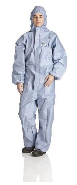 ProSafe 2 Einweg-Overall, Kapuze, MP-Film, Arm-, Bein-, Taillengummi, blau, Größe L, VE: 50 Stück, PS2B-L