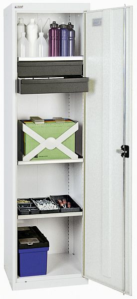 stumpf Werkzeug- und Materialschrank Serie 3000, 7035/7035, 2 Schubladen 100 mm, 3 Wannenböden, 3005107