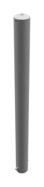 Schake Absperrpfosten Stahlrohr Ø 102 x 2,9 mm ortsfest, zum Einbetonieren, feuerverzinkt, ohne Öse, 491