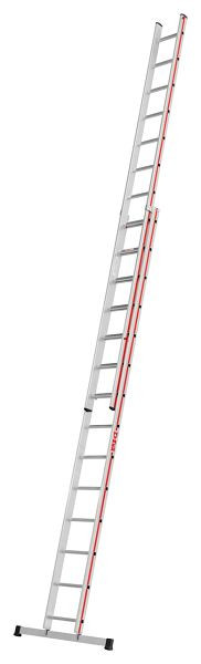 HYMER Schiebeleiter, zweiteilig, 2x14 Sprossen, Länge eingefahren 4,02 m / ausgefahren 7,10 m, 404628